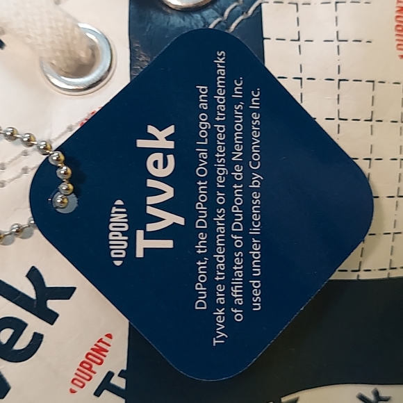 Converse Tyvek Limited Edition High Top Sneaker women's size 7 men's size 5 - Picture 8 of 13